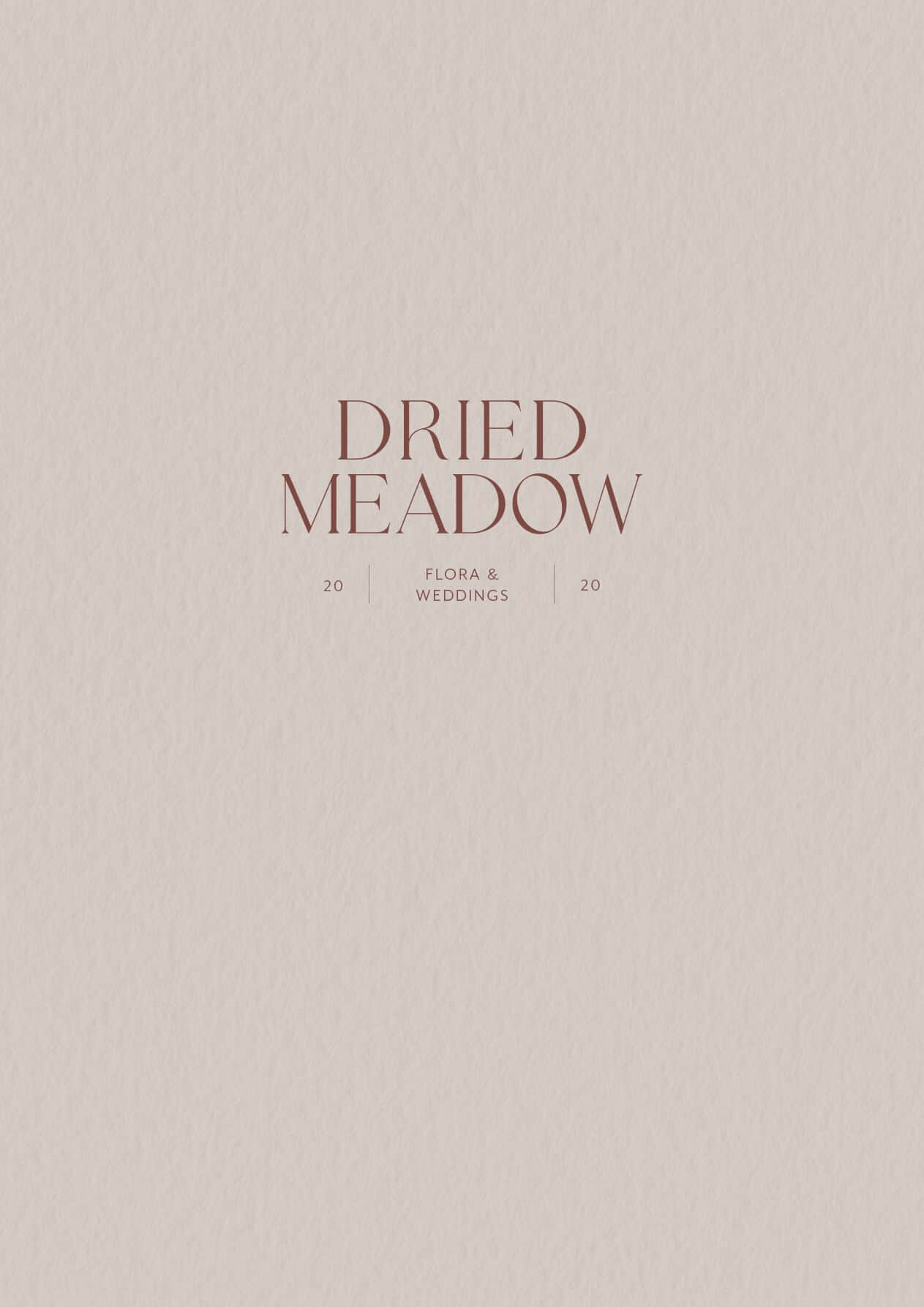 dried meadow brand design main logo